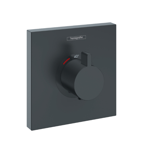 Термостат для душа Hansgrohe ShowerSelect HighFlow 15760670 черный матовый Термостат для душа Hansgrohe ShowerSelect HighFlow 15760670 черный матовый