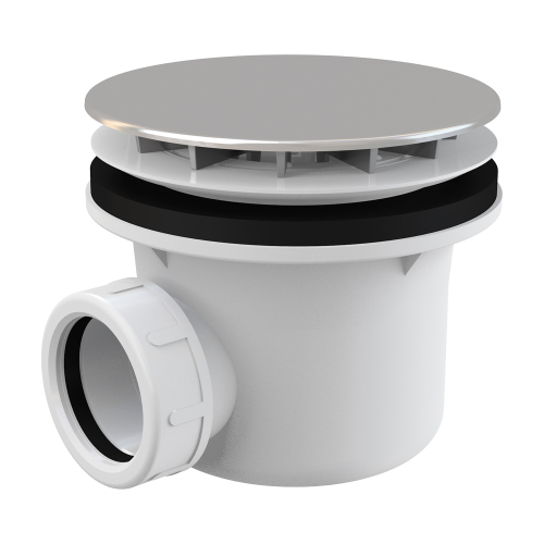 Сифон для поддона Alcaplast A49CR d90 хром