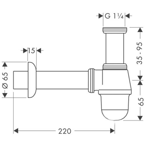 Сифон Hansgrohe 55213000