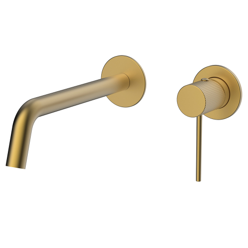 Смеситель для раковины AVS Pulse с внутренней частью, брашированное золото