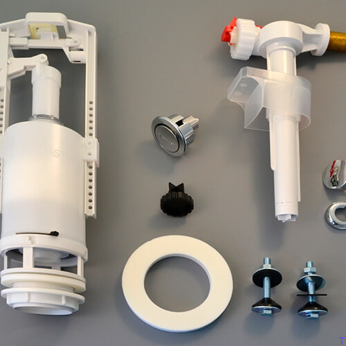 Арматура для унитаза 1/2 двойной смыв металл Alcaplast SA08K Арматура для унитаза 1/2 двойной смыв металл Alcaplast SA08K
