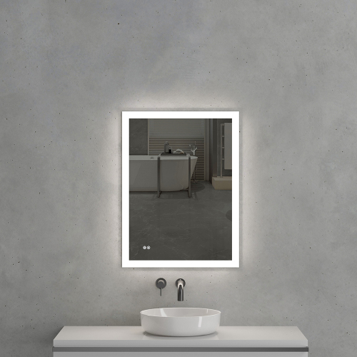 Зеркало с подсветкой AVS Жасмин 80x60 см, антипар