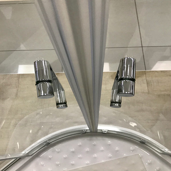 Душевой уголок AVS Раунд 120x90 профиль хром, стекло прозрачное