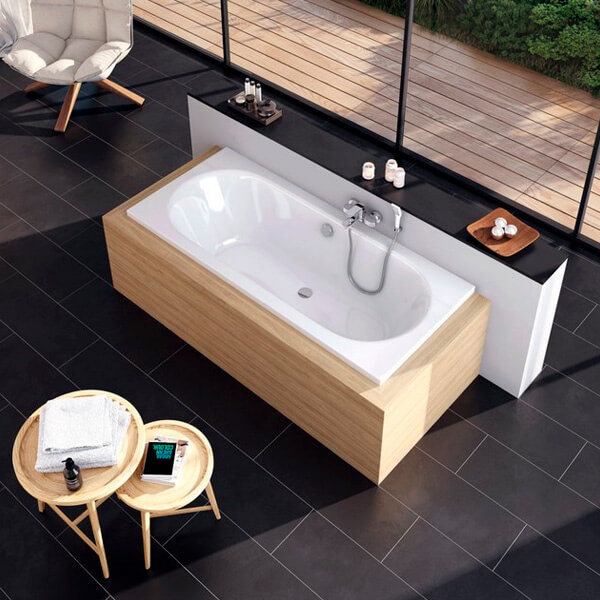 Акриловая ванна Excellent Oceana 180x80 белая, без каркаса