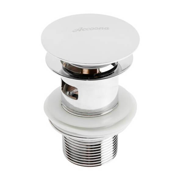 Донный клапан Accoona A480-2 хром