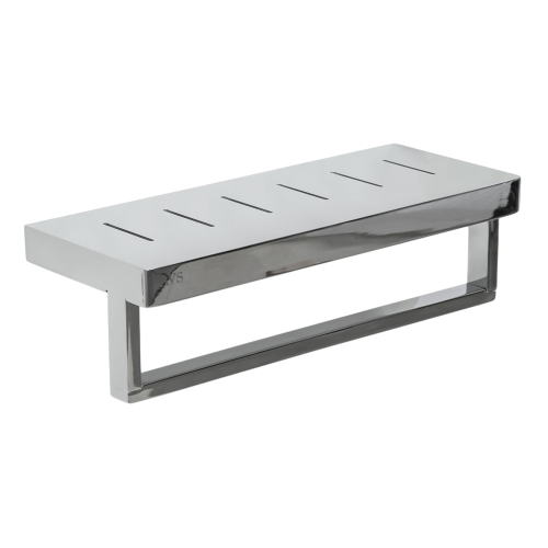 Полка с полотенцедержателем AVS S8300304 30 см, хром