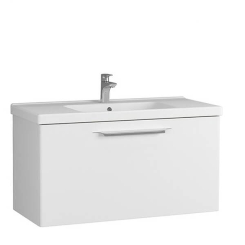 Тумба с раковиной 100 подвесная Lande DIBORG 775217+641259