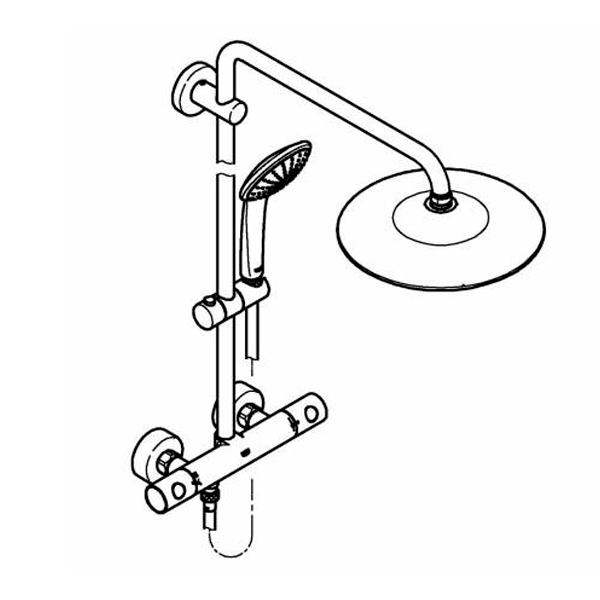 Душевая система Euphoria System 27615001 Душевая система Euphoria System 27615001