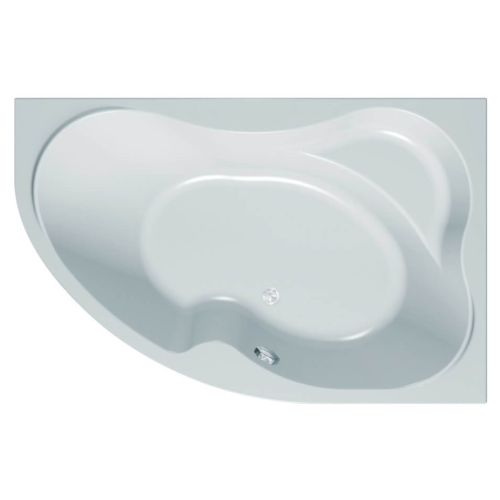 Акриловая ванна Kolpa-San Lulu 170х100 L белая, с каркасом и экраном