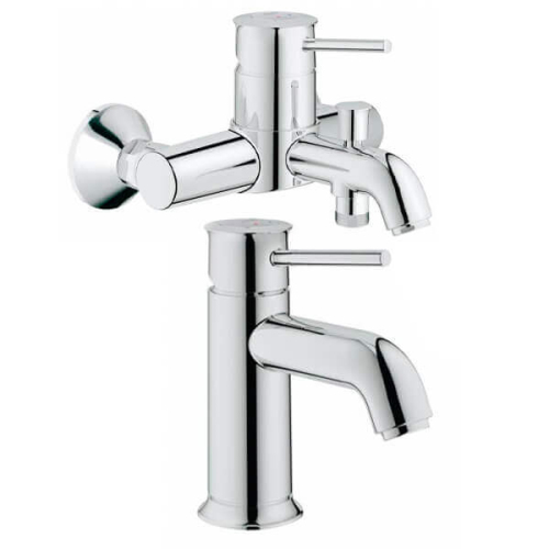 Комплект смесителей GROHE BauClassic 23162000+32865000 хром