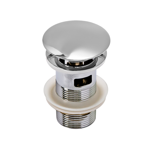 Донный клапан AVS Slimmer с переливом, хром