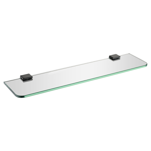 Полка AVS Swart, 50 см, стекло/черный матовый Полка AVS Swart, 50 см, стекло/черный матовый