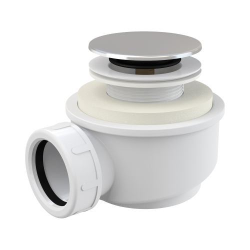 Сифон для поддона Alcaplast A476-50 click-clack хром