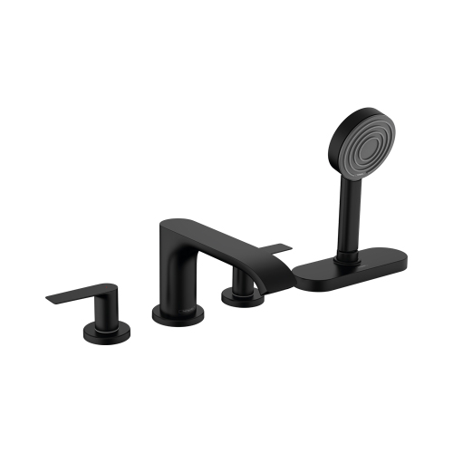 Смеситель на борт ванны Hansgrohe Vivenis 75444670 черный матовый Смеситель на борт ванны Hansgrohe Vivenis 75444670 черный матовый