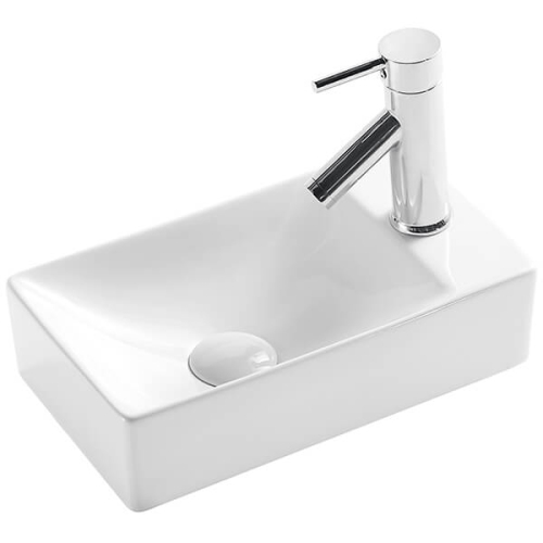 Рукомойник AVS Лина 38х22 L, белая