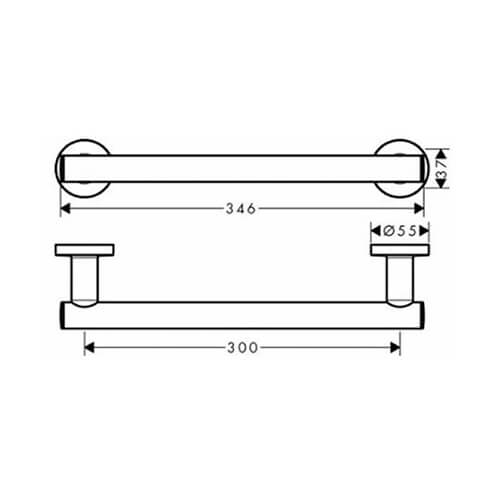 Поручень Logis Universal Hansgrohe 41713000
