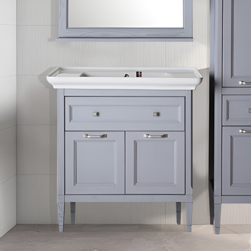 Тумба с раковиной ASB Wood Line Гранда 85 гриджио Тумба с раковиной ASB Wood Line Гранда 85 гриджио