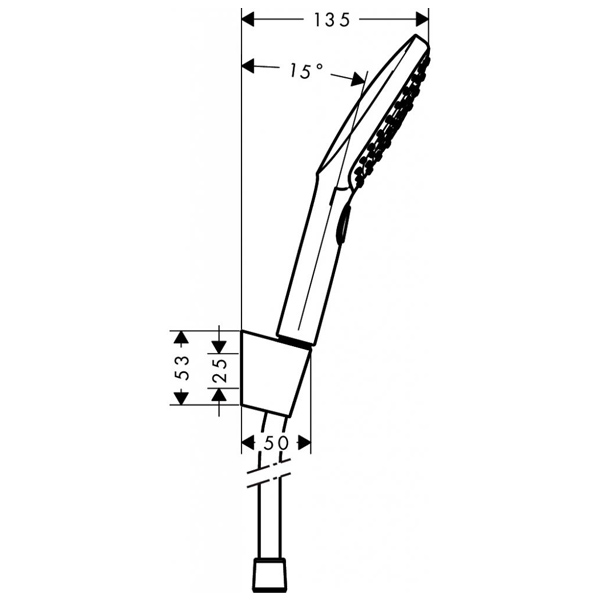 Душевой набор Raindance Select Hansgrohe 26720400 Душевой набор Raindance Select Hansgrohe 26720400