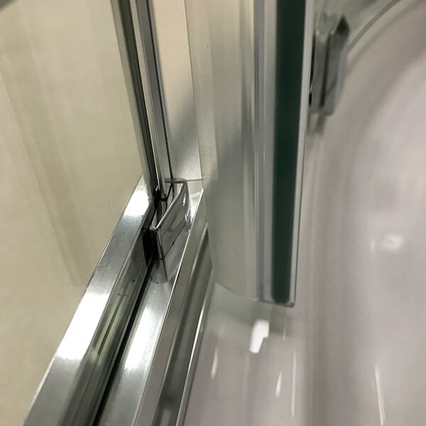 Душевой уголок AVS Раунд 100x100 профиль хром, стекло прозрачное