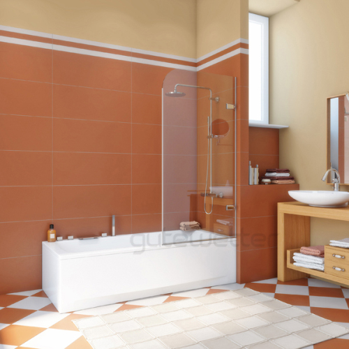 TREND PEARL GV-861B Шторка д/ван 800*1600 1сегм, поворот, петли CH 27 GuteClean GUTEWETTER