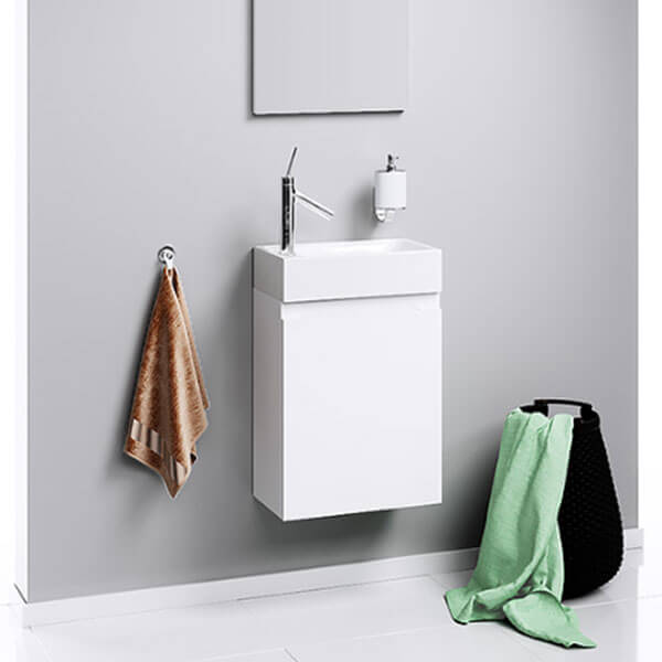 Тумба с раковиной 40 подвесная Leon-MP Aqwella Ln-MP.01.04/W Тумба с раковиной 40 подвесная Leon-MP Aqwella Ln-MP.01.04/W