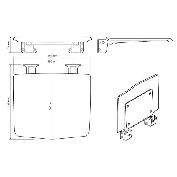 Сиденье для душа Hotel Bemeta 203025074