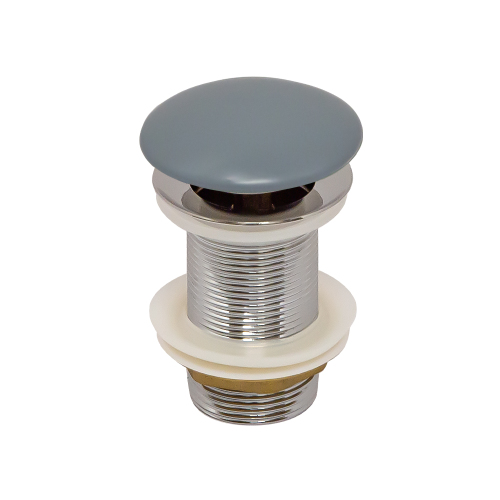 Донный клапан AVS без перелива, голубой матовый