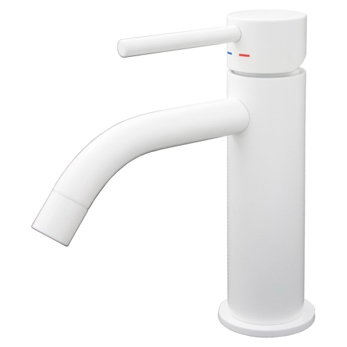 Смеситель для раковины Paffoni Light LIG071BO белый матовый