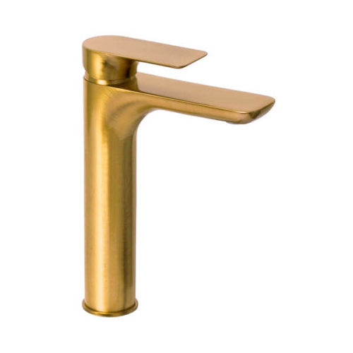 Смеситель для раковины Remer Infinity I11LBG золото брашированное