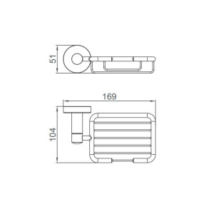 Мыльница Accoona A12102-1 Мыльница Accoona A12102-1