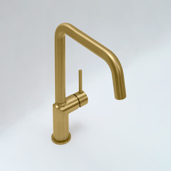 Смеситель для кухни AVS брашированное золото