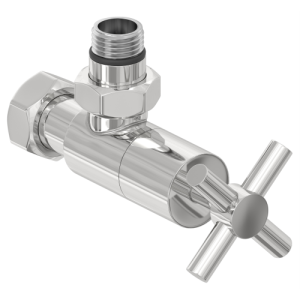 00-1408-1234 Вентиль угловой (крест) G 1/2" НР х G 3/4" НГ СУНЕРЖА