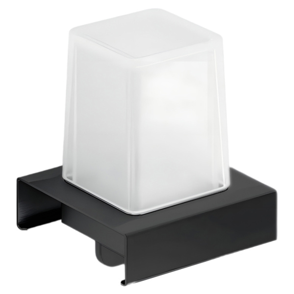 Комплект аксессуаров на рейлинге со стаканом и дозатором черный INDISSIMA INDA Комплект аксессуаров на рейлинге со стаканом и дозатором черный INDISSIMA INDA