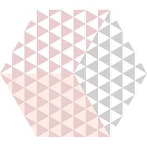 Керамогранит 23x27 матовый rosa Peonia KEROS M138