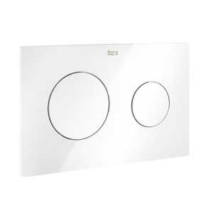 890089000 Клавиша смывная 2 режима PL10 /25х16/ (белый глянц) ROCA 890089000 Клавиша смывная 2 режима PL10 /25х16/ (белый глянц) ROCA