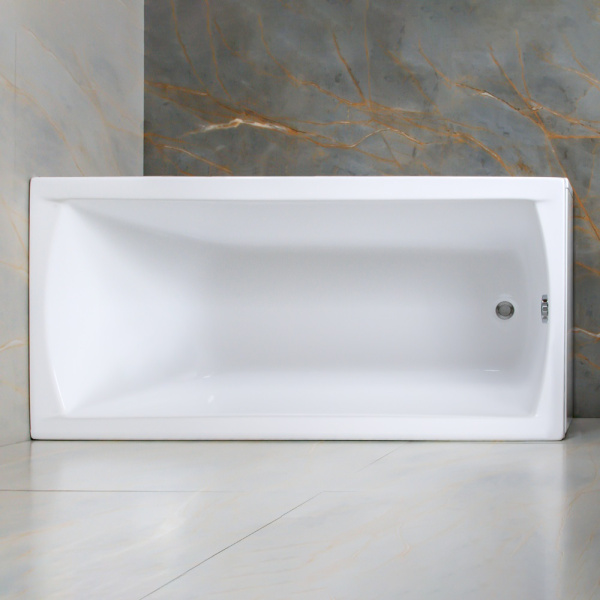 Акриловая ванна AVS Модена 160x70 белая с каркасом