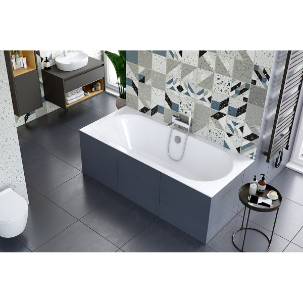 Акриловая ванна Excellent Oceana Slim 170x75 белая, без каркаса