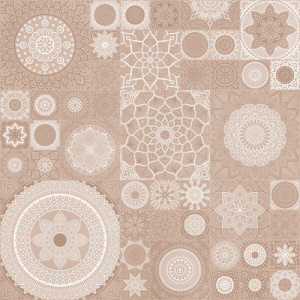 Керамогранит 60x60 матовый Mandala desert palm AVS by Colortile