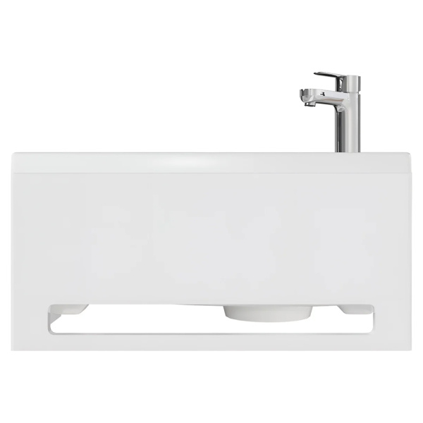 Панель с раковиной Marka One Tiny XS Mini 39x22 R белая Панель с раковиной Marka One Tiny XS Mini 39x22 R белая