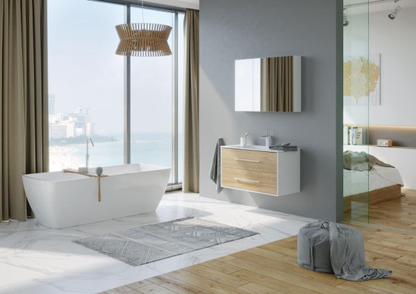 Тумба с раковиной Майами 750 AQWELLA MAI0175 Тумба с раковиной Майами 750 AQWELLA MAI0175