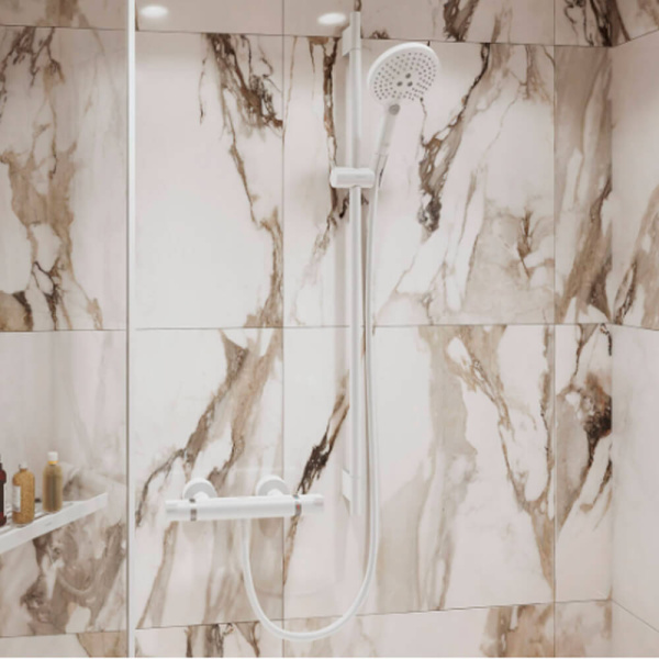 Душевая штанга с шлангом Hansgrohe Unica S Puro 28632700 белый матовый