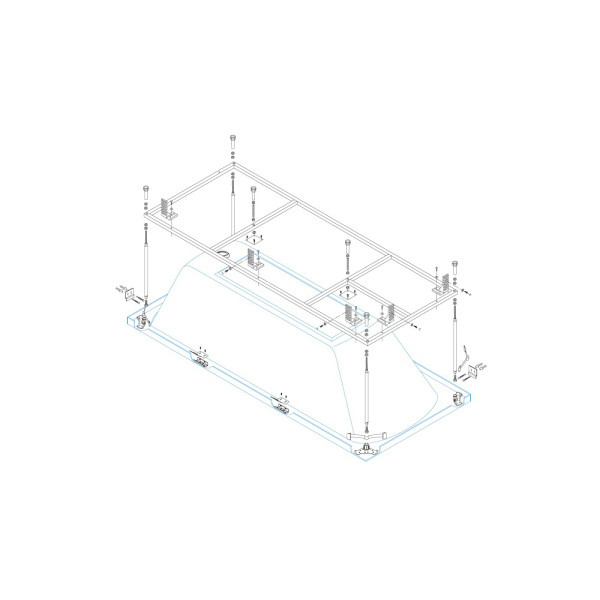 Каркас для ванны Cezares EMP-170-75-MF-R