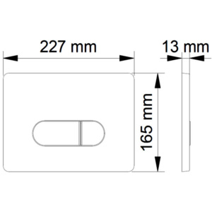 Кнопка смыва Drop D1 Berges 040031 Кнопка смыва Drop D1 Berges 040031