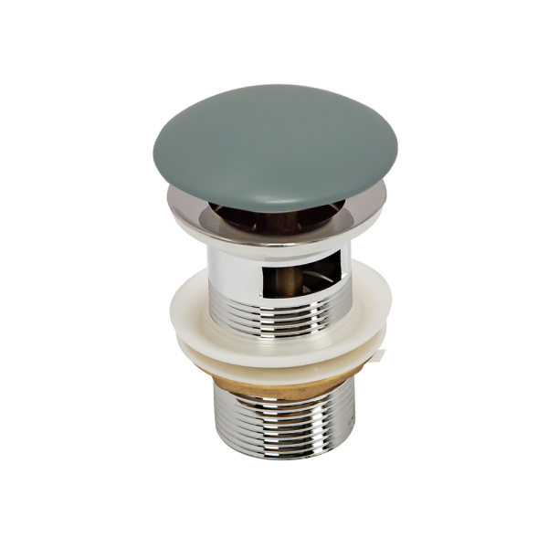 Рукомойник AVS Грэйс 37x25 L, зеленый матовый с донным клапаном