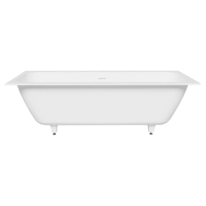 Ванна из искусственного камня Salini Ornella Axis Kit S-Stone 180x80 белая, с ножками и донным клапаном