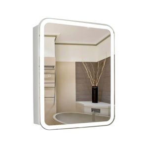 Зеркало-шкаф AVS Универсал 60x80 LED боковой сенсор, розетка