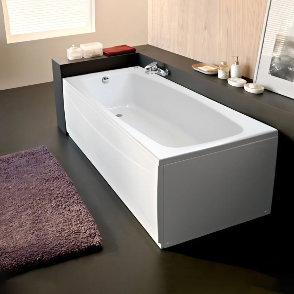 Акриловая ванна Alba Spa Valencia 160x70 белая, без ножек