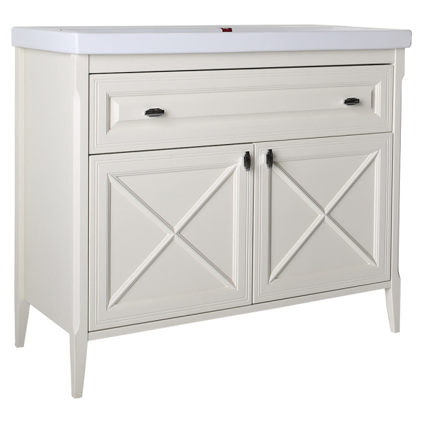 Тумба с раковиной ASB Wood Line Монте 100 бежевая