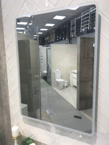 Зеркало 600х800 Led антизапотевание часы Esbano ES-2073HDS Зеркало 600х800 Led антизапотевание часы Esbano ES-2073HDS