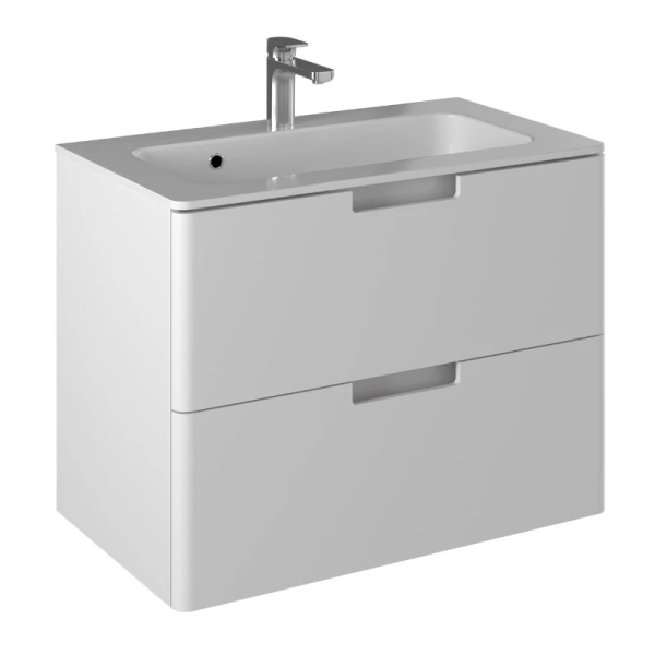 Тумба с раковиной 800 белый Прато Briz